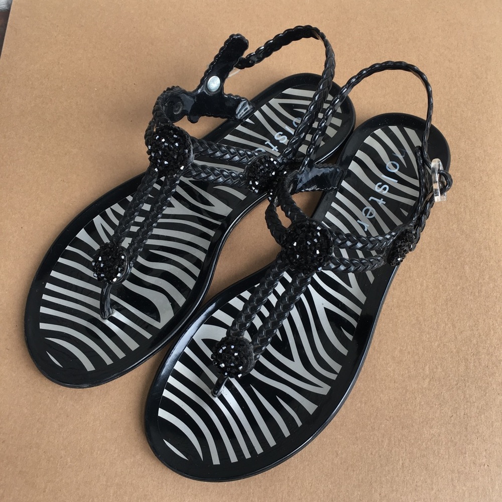 👩🏼Holster Jelly Sandals. Size 7.
